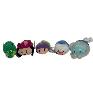 Disney Tsum Tsum Mini Plush 5 Buzz Lightyear Captain Hook Donald Yeti Croc